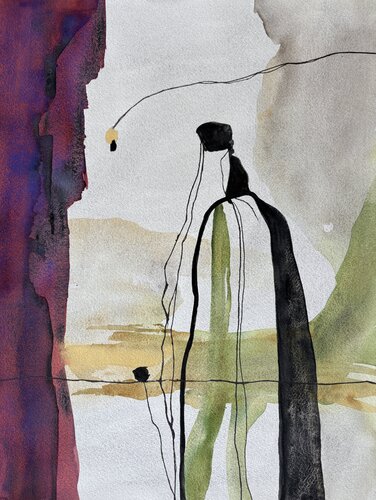 Flowing Dreams di Ana Ozz, Opera su carta in vendita su Singulart