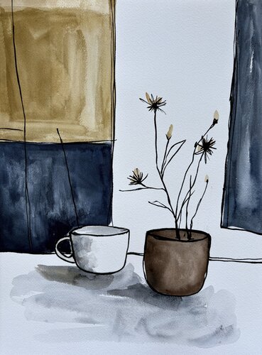 Morning Stillness by Ana Ozz, Painting for Sale on Singulart