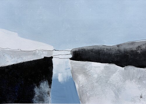 Frozen Horizon van Ana Ozz, Schilderij te koop op Singulart