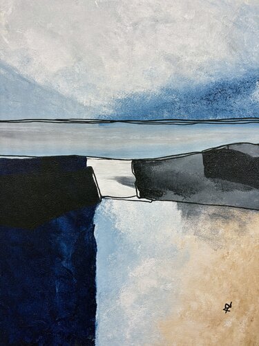 Lines of the Quiet Coast von Ana Ozz, Malerei kaufen auf Singulart