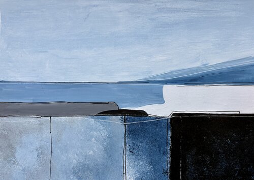 Coastal Fragments von Ana Ozz, Malerei kaufen auf Singulart