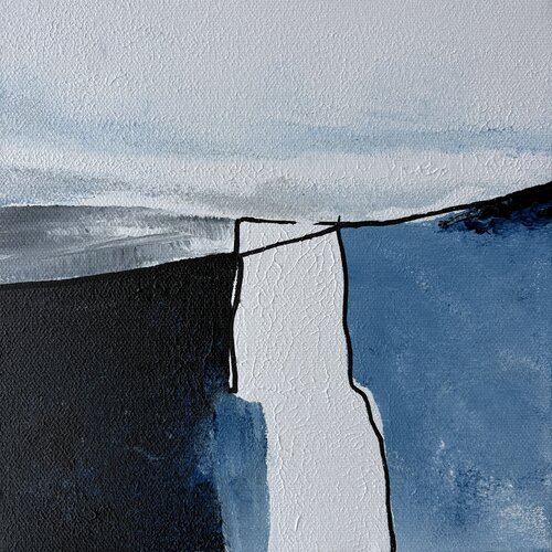 Miniature Coastal Lines di Ana Ozz, Pittura in vendita su Singulart