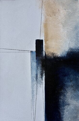 Vertical Silence van Ana Ozz, Schilderij te koop op Singulart