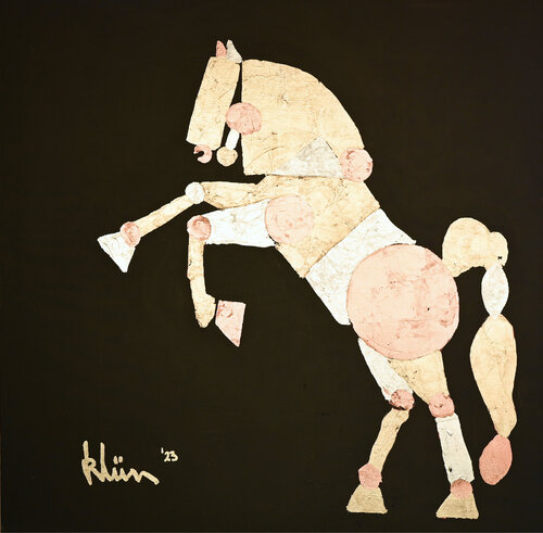 Pferd Metallic von Fynn Klün, Malerei kaufen auf Singulart