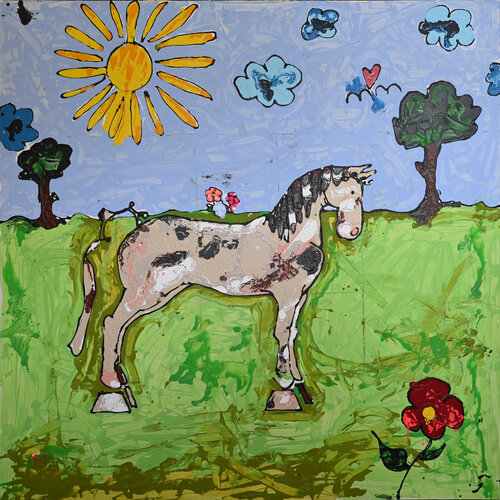 Pferd Nr. 9 von Fynn Klün, Malerei kaufen auf Singulart