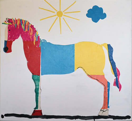 Pferd Nr. 4 von Fynn Klün, Malerei kaufen auf Singulart