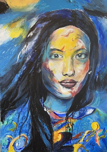 Mareva by SanChae - Sandrine Chalot, Painting for Sale on Singulart