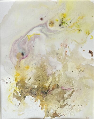 Aqua 8 by SanChae - Sandrine Chalot, Work on Paper for Sale on Singulart