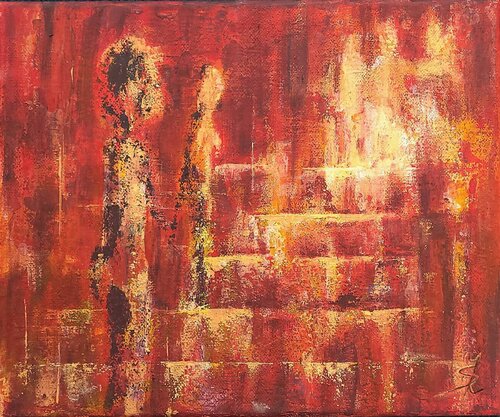 Stairway to heaven van Šárka Pham, Schilderij te koop op Singulart