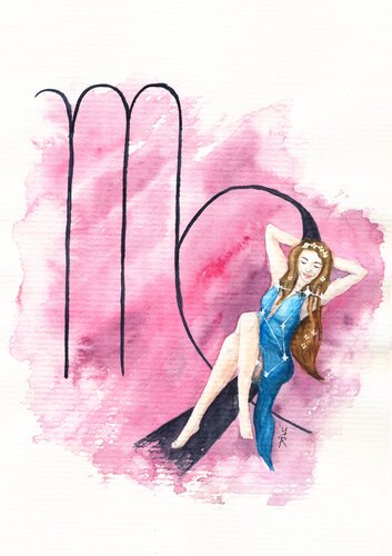 Virgo von Šárka Pham, Malerei kaufen auf Singulart