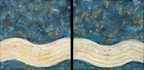 Storm at Sea di Šárka Pham, Pittura in vendita su Singulart