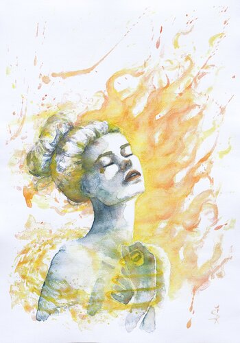 Desire par Šárka Pham, Peinture en vente sur Singulart