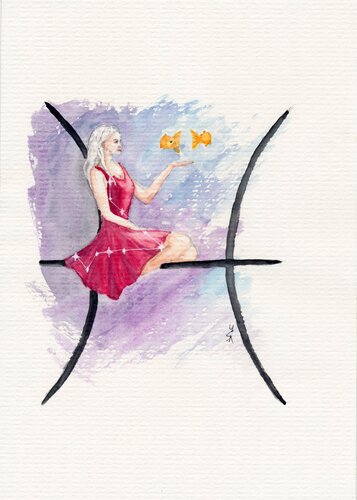 Pisces von Šárka Pham, Malerei kaufen auf Singulart