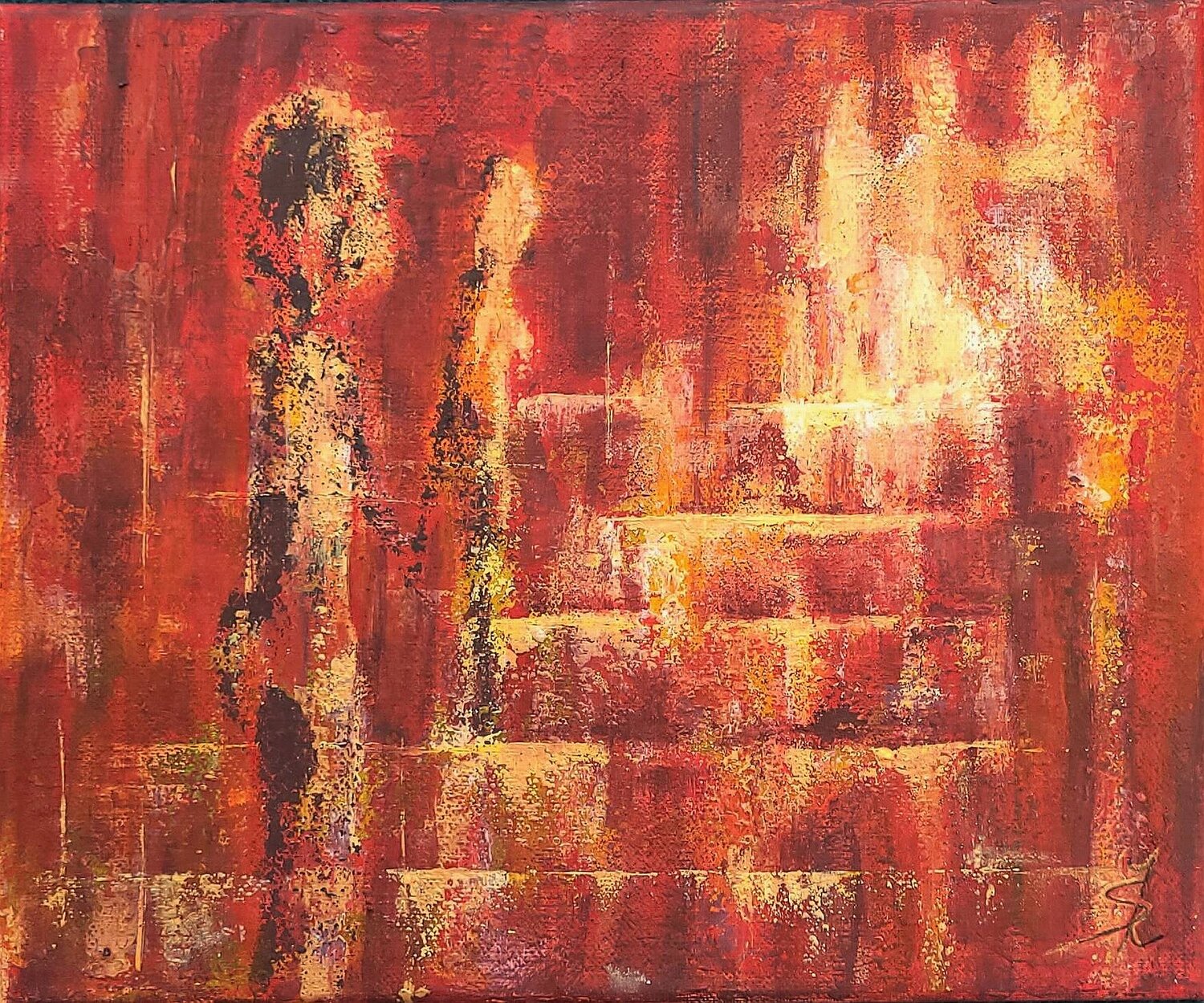 Stairway to heaven Šárka Pham Originalgemälde zu verkaufen