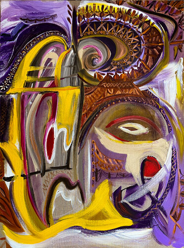 If it Sparkles, Save it From the Fire di Colleen Surprise Jones, Pittura in vendita su Singulart