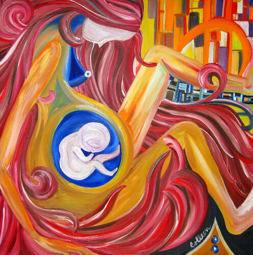 The Empress di Colleen Surprise Jones, Pittura in vendita su Singulart