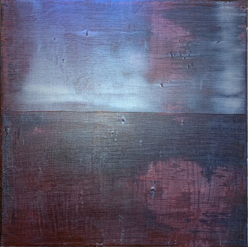 Horizont perlblau #1 von Heike Kirsch, Malerei kaufen auf Singulart