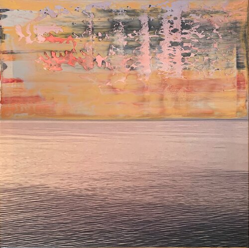 Malerische Spiegelung #4 by Heike Kirsch, Painting for Sale on Singulart
