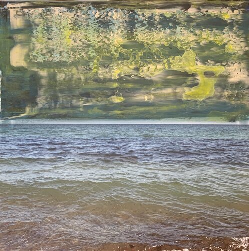 Malerische Spiegelung #5 di Heike Kirsch, Pittura in vendita su Singulart