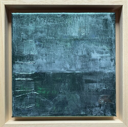 Horizont perlgrün #2 di Heike Kirsch, Pittura in vendita su Singulart