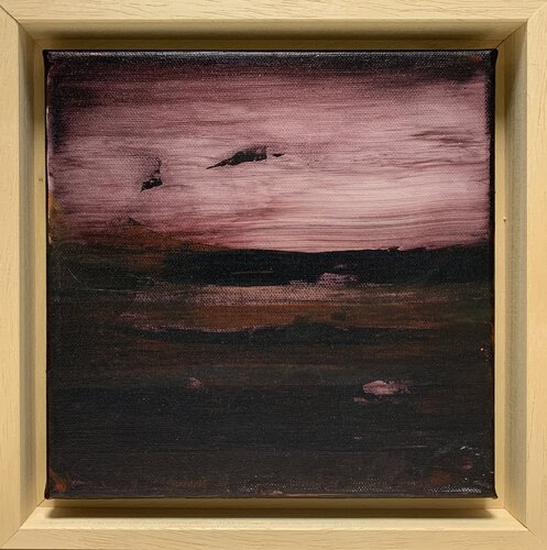 Stürmischer Purpur #1 di Heike Kirsch, Pittura in vendita su Singulart