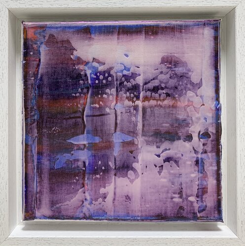 Kaltes Violett #1 de Heike Kirsch, Pintura a la venta en Singulart