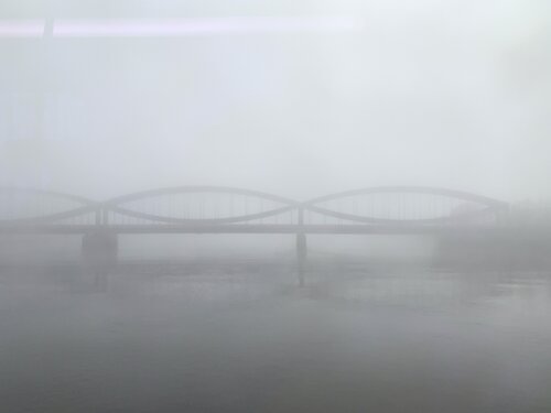 On the train #2 (Hamburg, Neue Elbbrücken) by Heike Kirsch, Photography for Sale on Singulart
