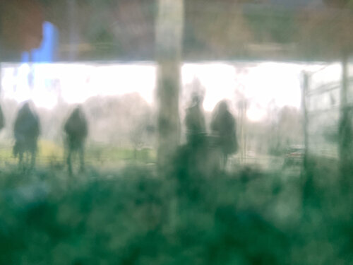 On the train #4 (Hamburg, S-Bahn-Station Veddel) by Heike Kirsch, Photography for Sale on Singulart