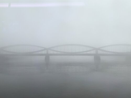 On the train #1 (Hamburg, Neue Elbbrücke) by Heike Kirsch, Photography for Sale on Singulart