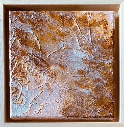 Orange Flint Three de Heike Kirsch, Pintura a la venta en Singulart