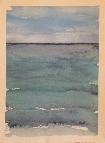 Schönberger Strand #1 von Heike Kirsch, Werk auf Papier kaufen auf Singulart