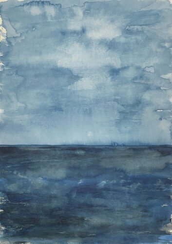 Schönberger Strand #2 von Heike Kirsch, Werk auf Papier kaufen auf Singulart