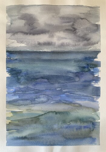 Schönberger Strand #4 by Heike Kirsch, Work on Paper for Sale on Singulart