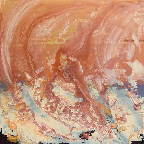 Poured Wave One von Heike Kirsch, Malerei kaufen auf Singulart