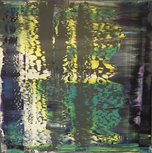 Indianischer Amazonit #1 di Heike Kirsch, Pittura in vendita su Singulart