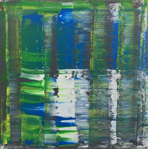 Indianischer Amazonit #2 di Heike Kirsch, Pittura in vendita su Singulart