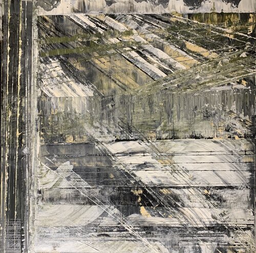 Schlachtfeld #2 van Heike Kirsch, Schilderij te koop op Singulart