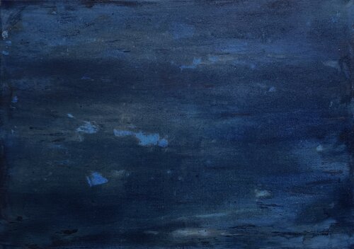 Pariser Blau #3 by Heike Kirsch, Painting for Sale on Singulart