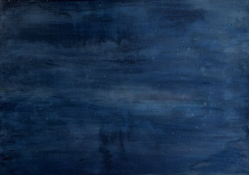 Pariser Blau #2 von Heike Kirsch, Malerei kaufen auf Singulart