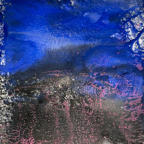 Pink Colour Traces One by Heike Kirsch, Work on Paper for Sale on Singulart