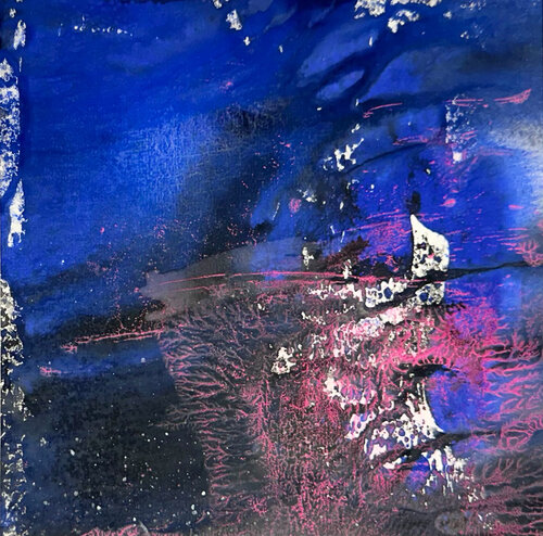 Pink Colour Traces Two by Heike Kirsch, Work on Paper for Sale on Singulart