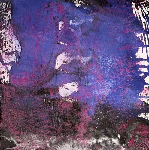 Pink Colour Traces Five by Heike Kirsch, Work on Paper for Sale on Singulart