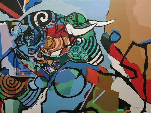 TORO von TOMAS CÓZAR, Malerei kaufen auf Singulart