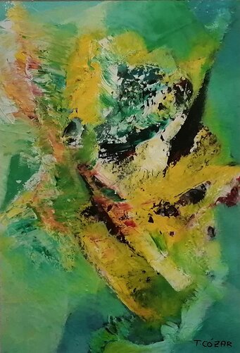 verdes 2 de TOMAS CÓZAR, Pintura a la venta en Singulart