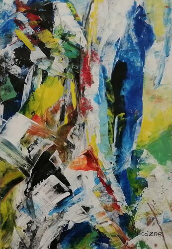 CRECIMIENTO van TOMAS CÓZAR, Schilderij te koop op Singulart