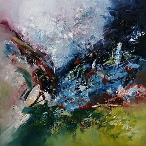 SIN TÍTULO ( L-15) di TOMAS CÓZAR, Pittura in vendita su Singulart