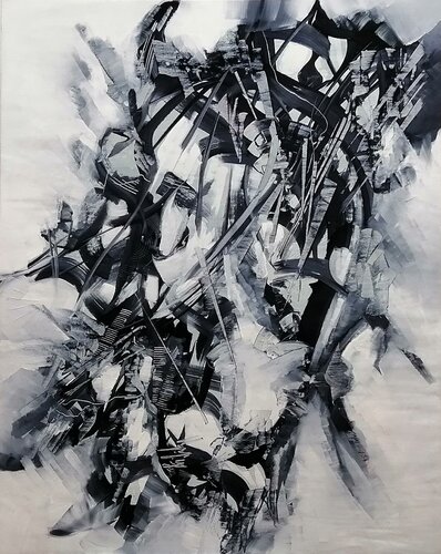 SIN TÍTULO ( BYN L-06) di TOMAS CÓZAR, Pittura in vendita su Singulart