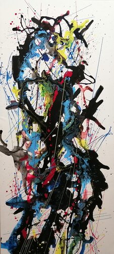 SIN TÍTULO ( L-20) van TOMAS CÓZAR, Schilderij te koop op Singulart