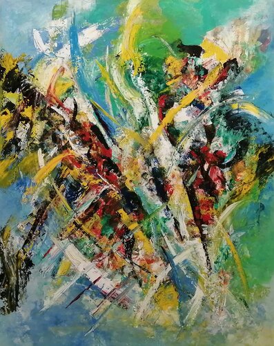 SIN TÍTULO ( L-19) di TOMAS CÓZAR, Pittura in vendita su Singulart