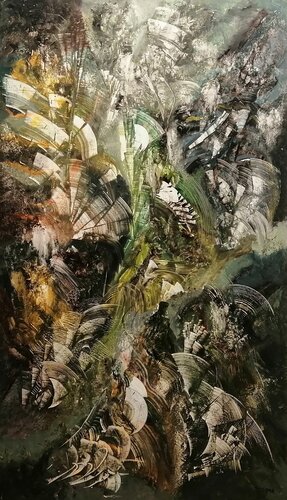 SIN TÍTULO ( L-316) di TOMAS CÓZAR, Pittura in vendita su Singulart
